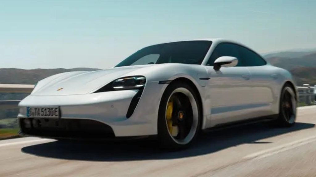 Porsche Taycan riding