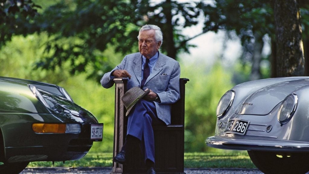 The history of Porsche cars