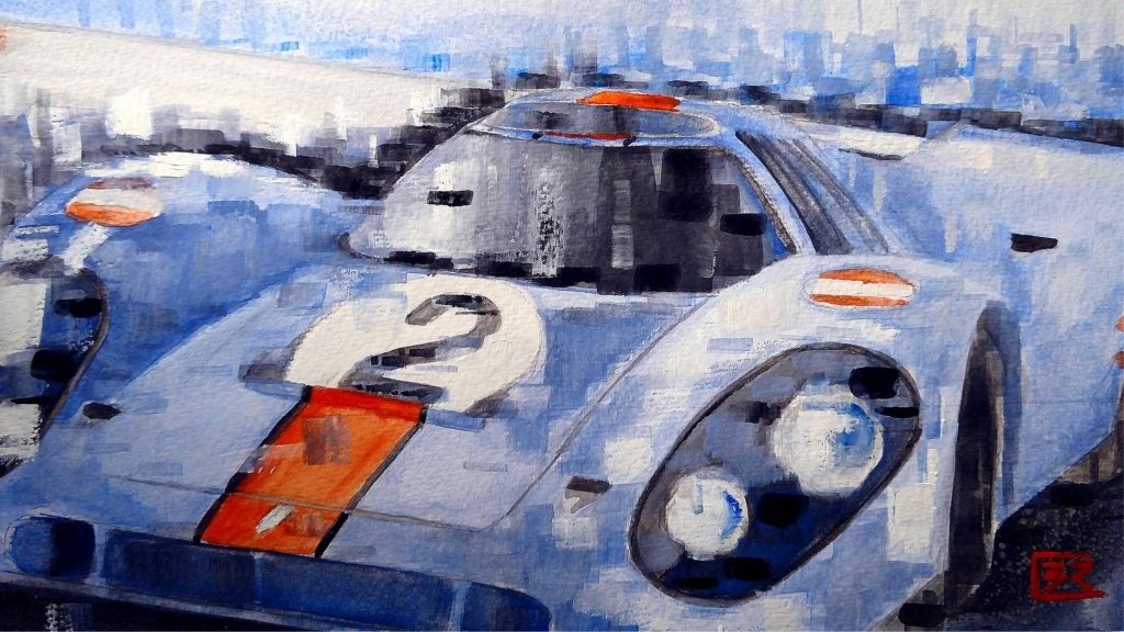 porsche_race_art_beau robinson