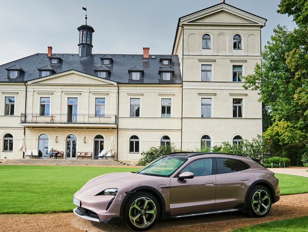 Porsche Taycan Frozen Berry