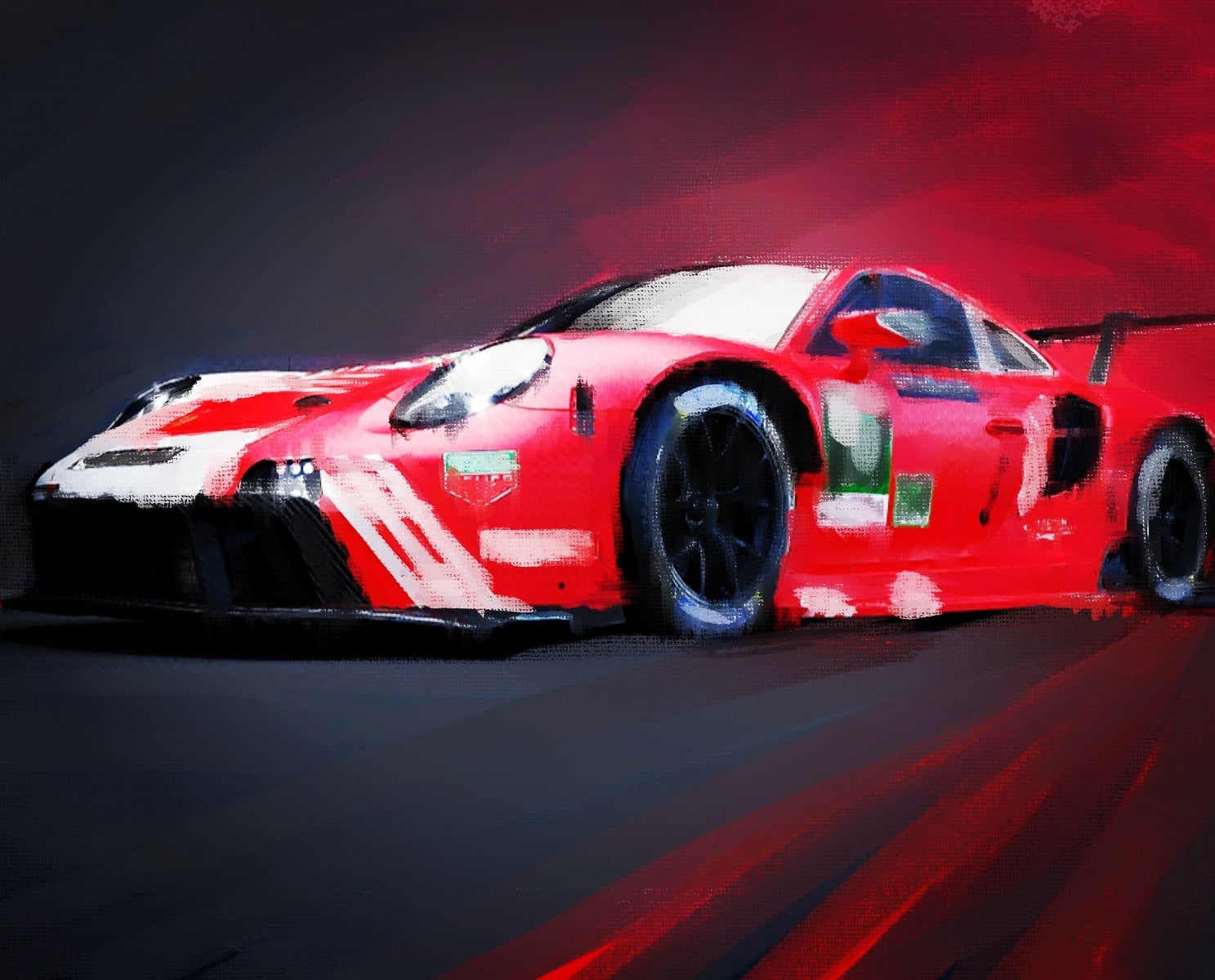 porsche palm springs beau robinson art