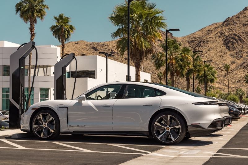 Porsche DC Charging System at Porsche Palm Springs
