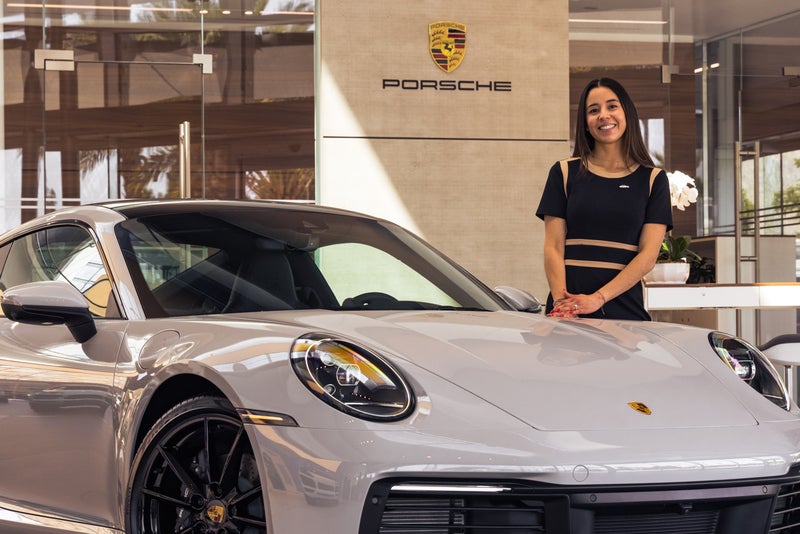 Porsche Palm Springs first Saleswoman - Flora Lopez