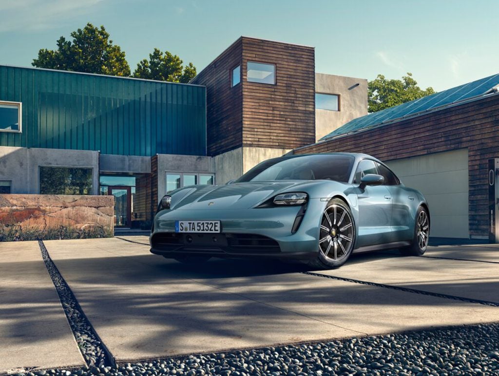 Porsche Taycan Neptune Blue