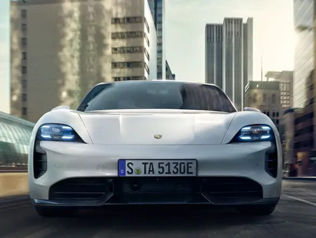 Porsche Taycan front panel