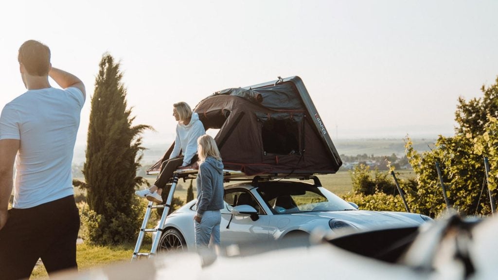 Porsche Roof Tent Experience German Wine Route