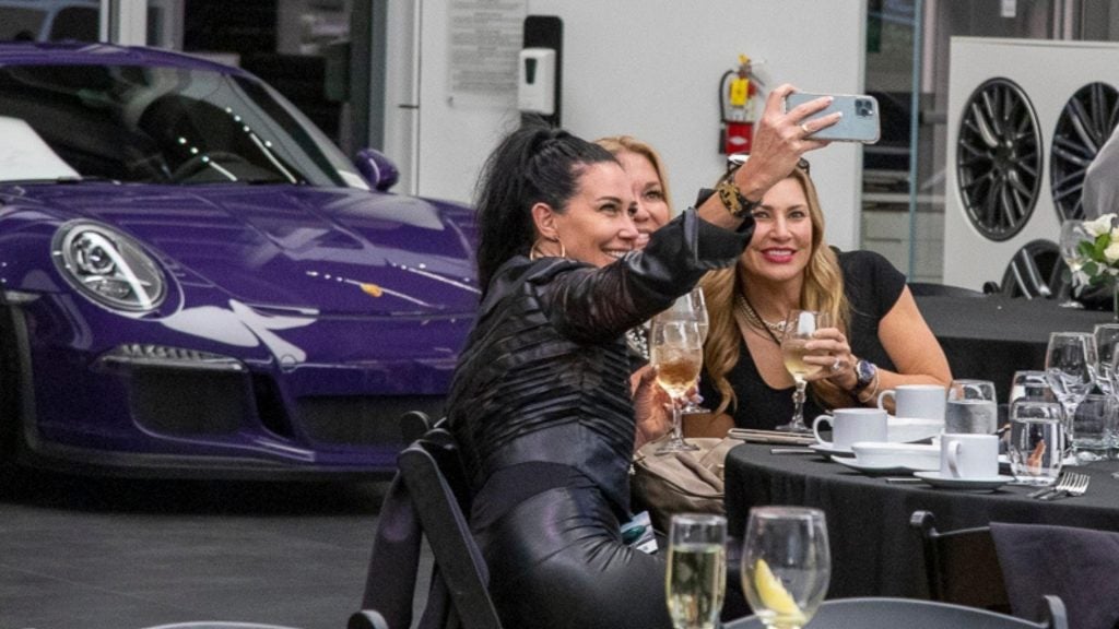 porsche Macan woman celebration