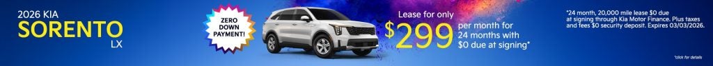 2026 Kia Sorento LX