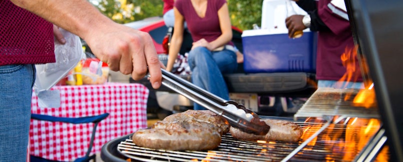 Cooking at a tailgate