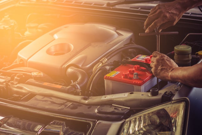 Changing the car battery