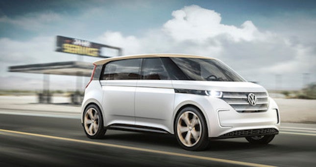 Volkswagen BUDD-e Concept Car near Phoenix