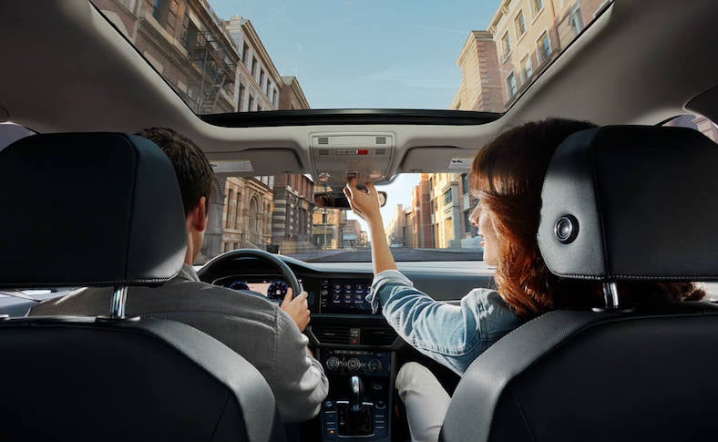 Driving a VW Jetta