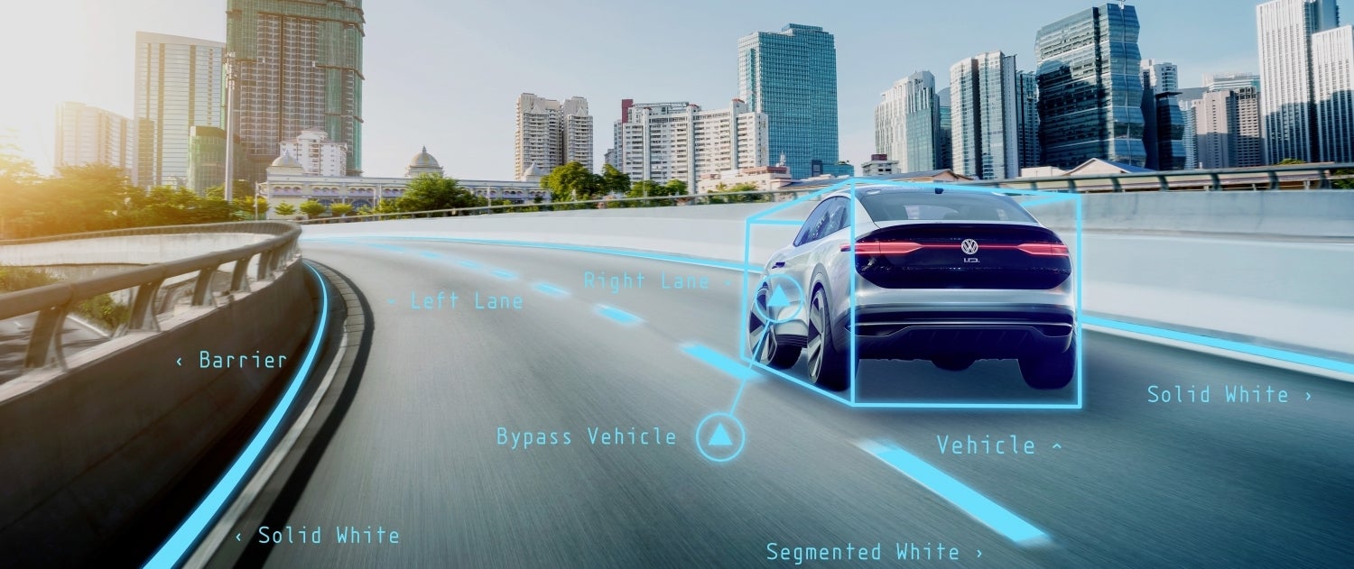 Google and Volkswagen autonomous vehicles