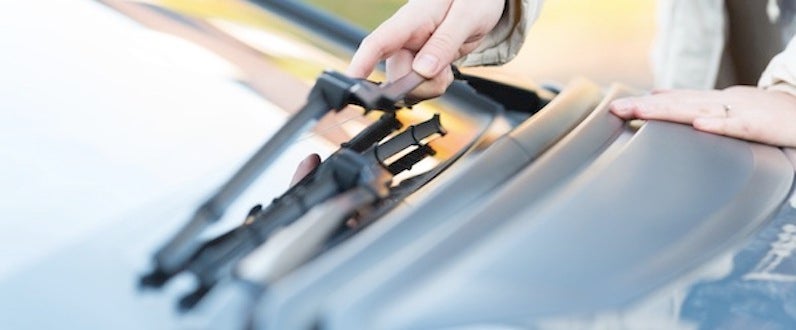 Clean wiper blades