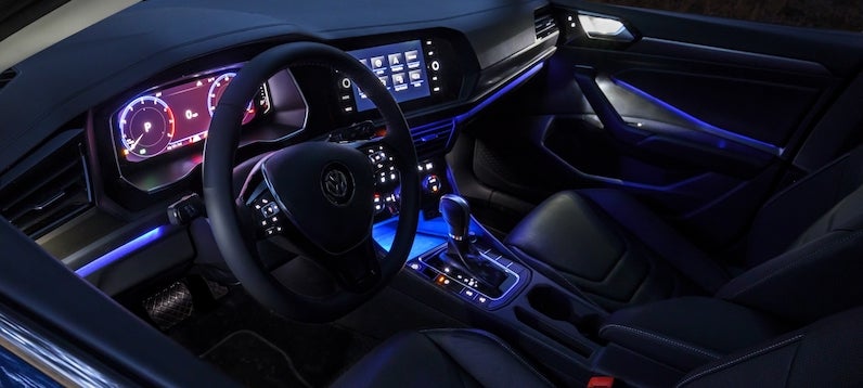 Cabin of the 2019 Volkswagen Jetta
