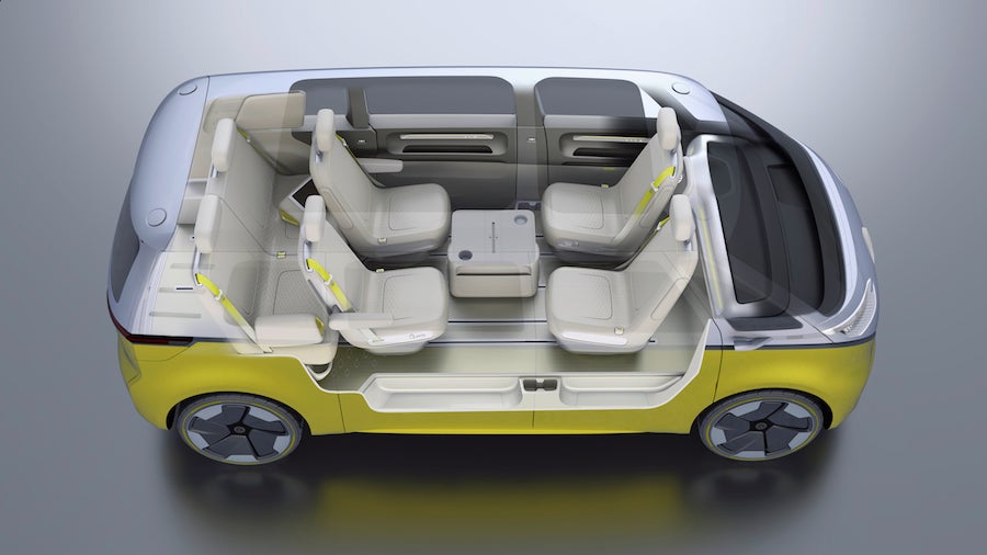 Volkswagen I.D. BUZZ interior Volkswagen I.D. BUZZ interior