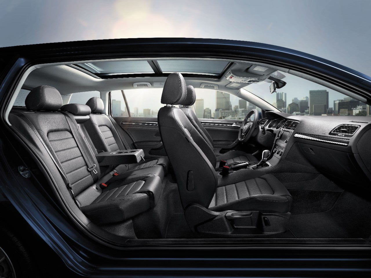interior of the 2017 VW Golf SportWagen in Peoria interior of the 2017 VW Golf SportWagen in Peoria