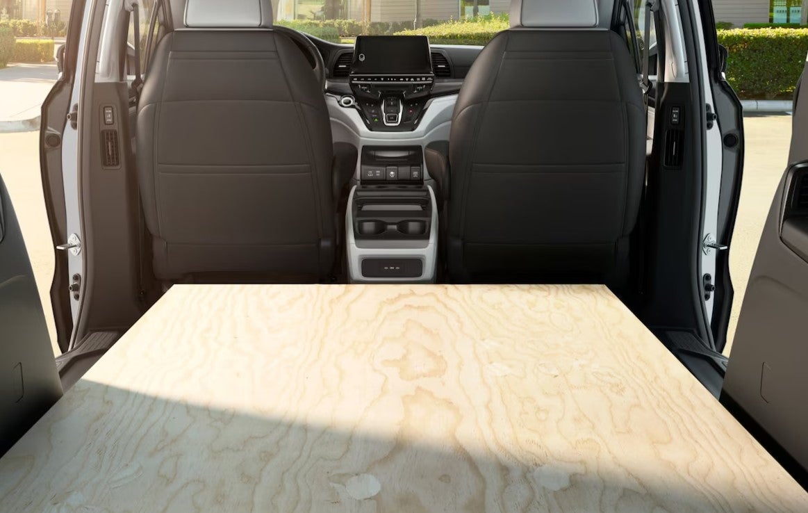 The cargo area of the 2026 Honda Odyssey