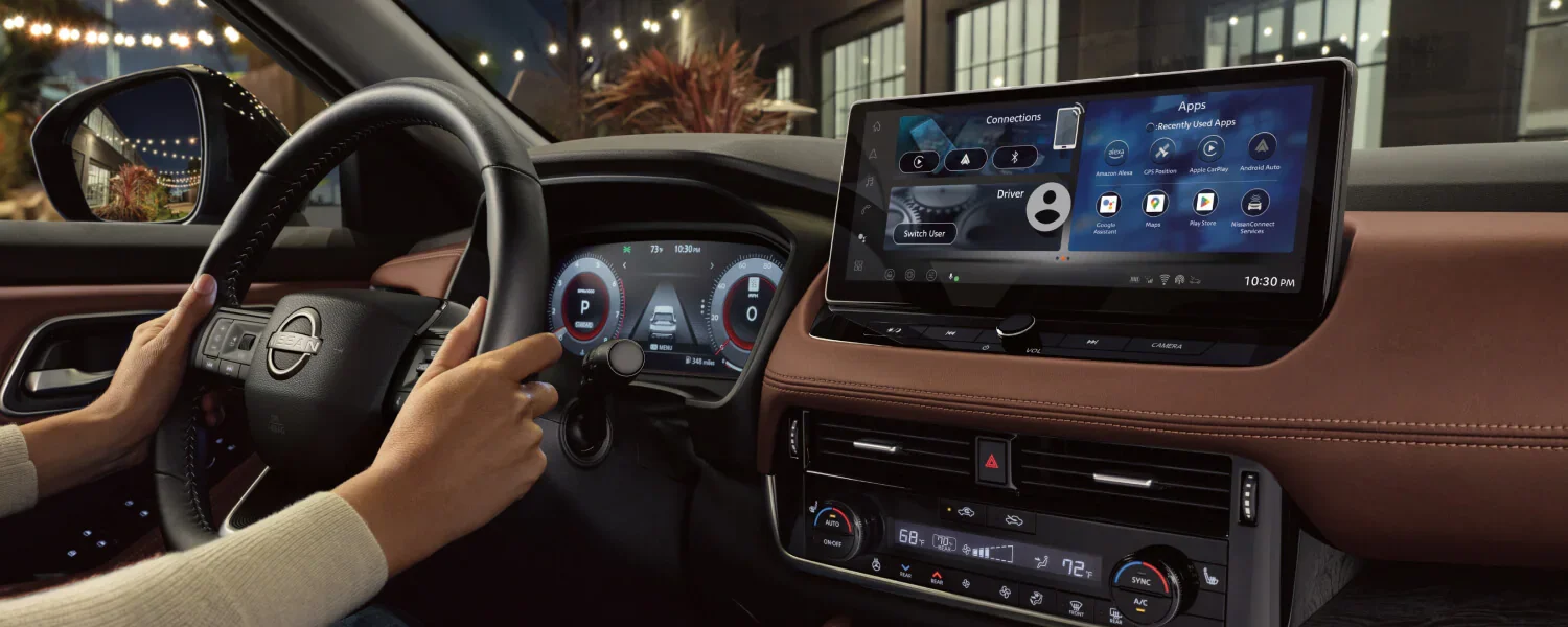 Interior of a new Nissan model