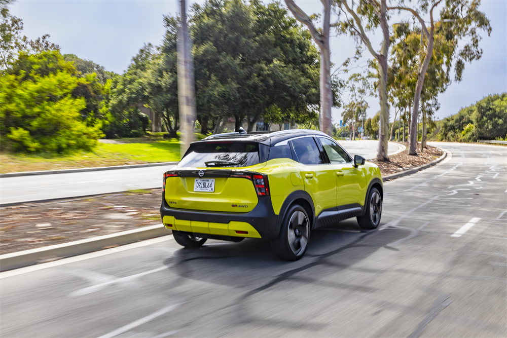 The 2026 Nissan Kicks on the road