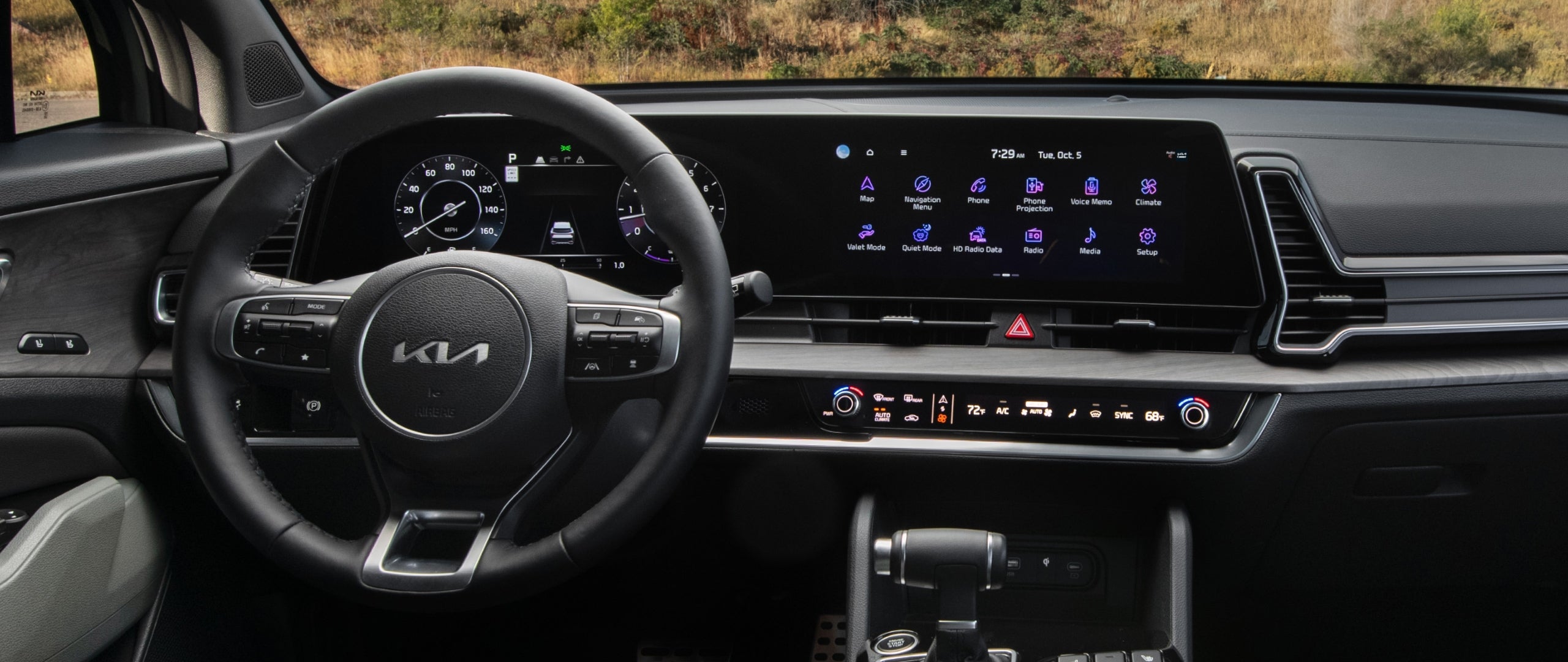 2023 Kia Sportage available driver centric panoramic screens