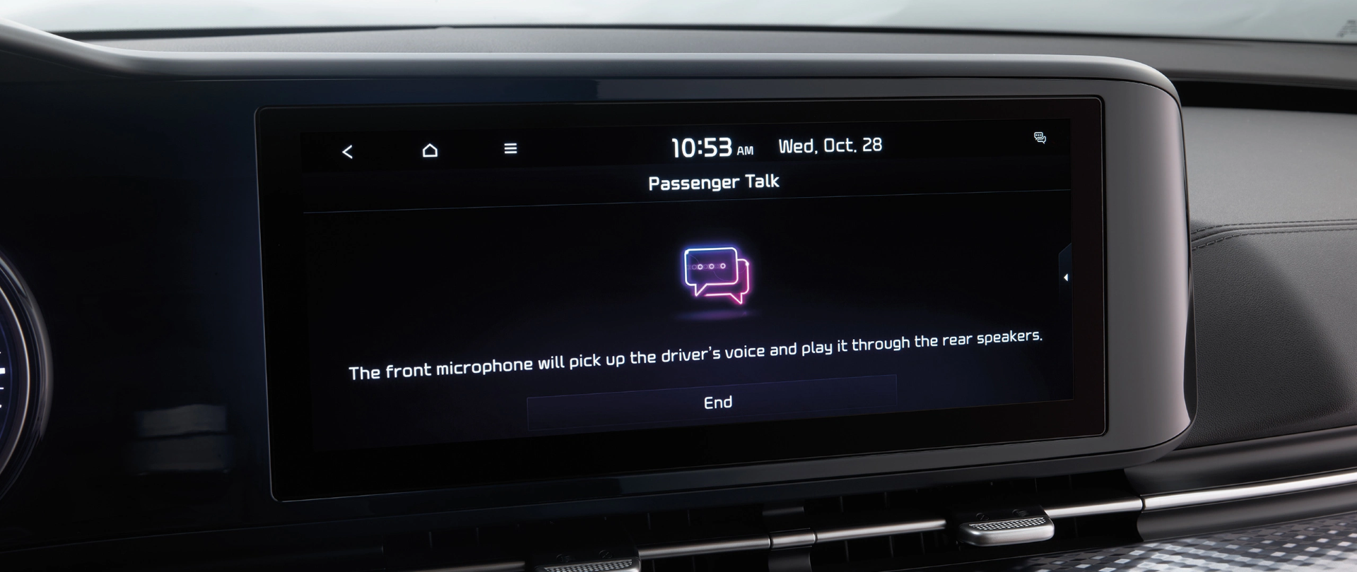 2024 Kia Carnival available two way intercom