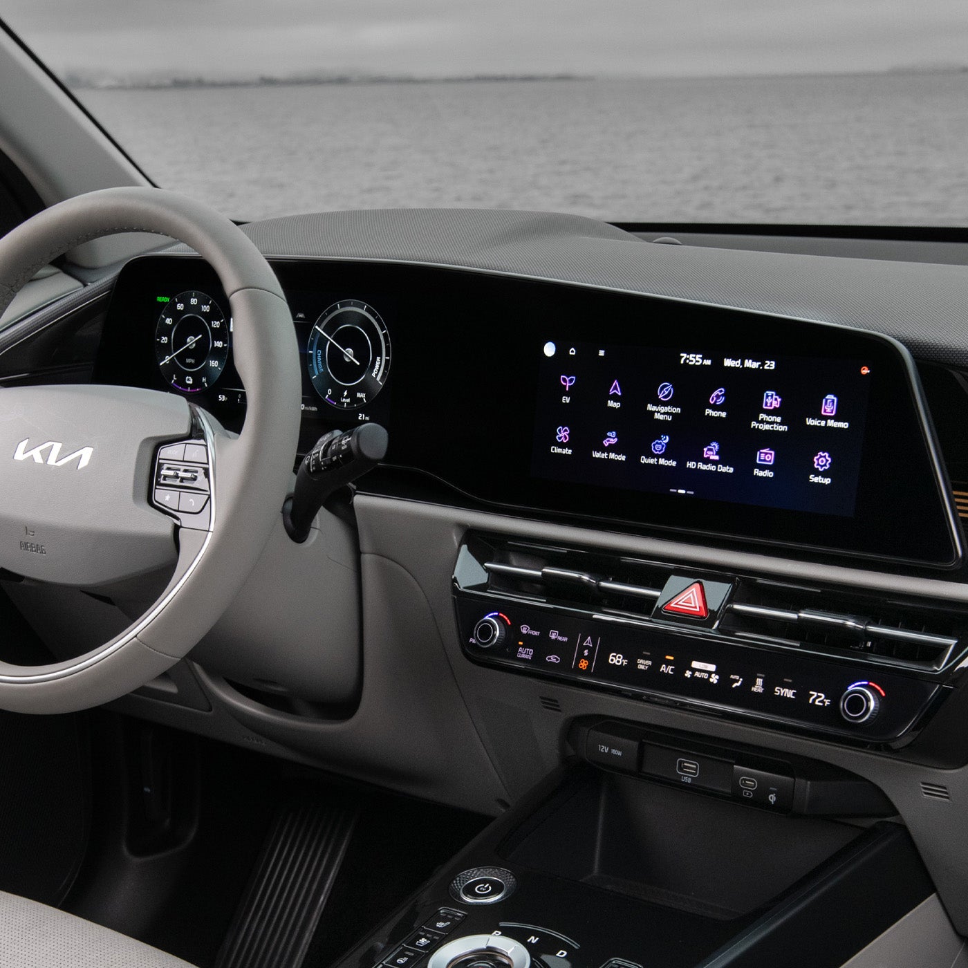 2024 Kia Niro EV Available Dual Panoramic Displays