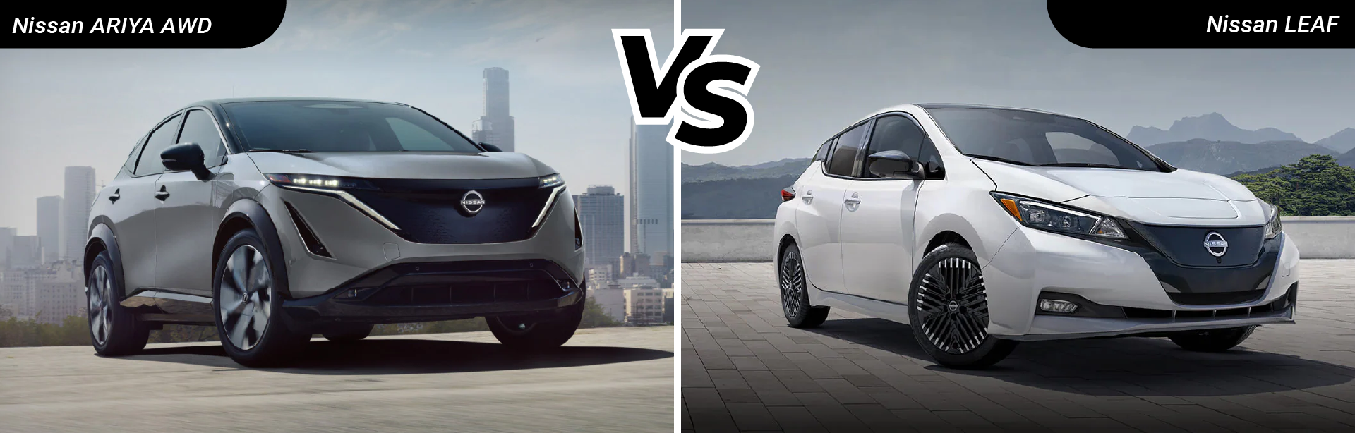 Nissan ARIYA VS LEAF