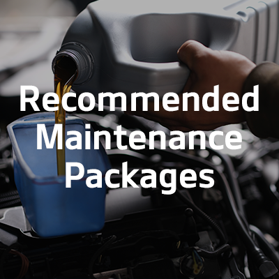 Recommended maintenance packages