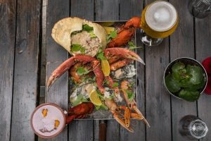 Plate of Seafood on Table - Ft Lauderdale Kia Dealer
