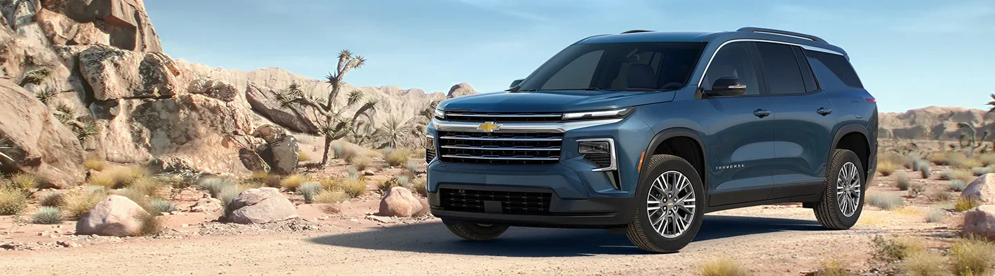 2025 Chevrolet Traverse in desert