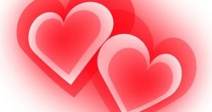 Red hearts