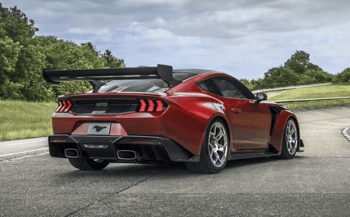 Red 2025 Ford Mustang GTD