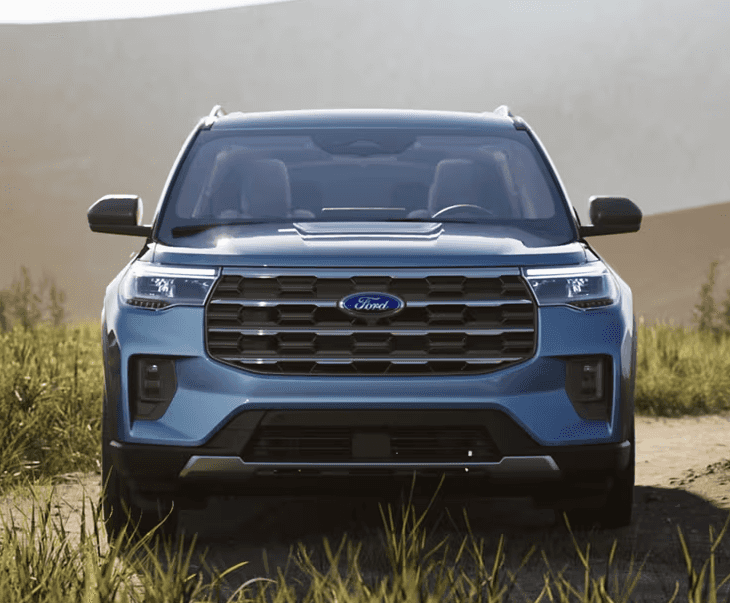 Blue 2025 Ford Explorer