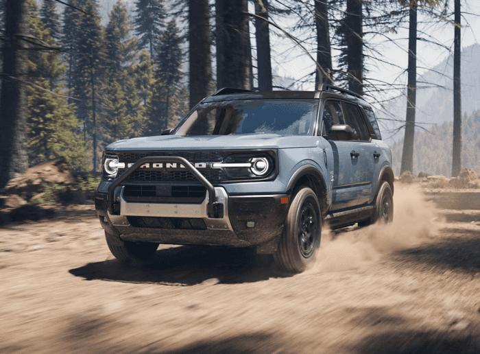 Blue 2025 Ford Bronco Sport