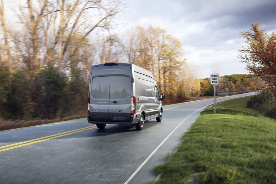 Gray 2025 Ford Transit