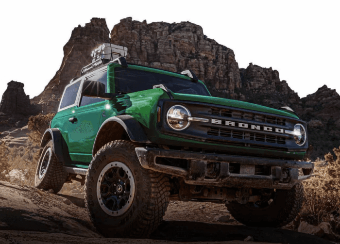 Features and Upgrades To green bronco