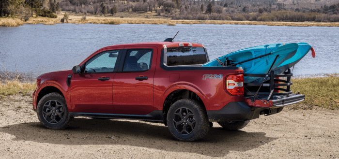 2025 Ford Maverick hauling accessories