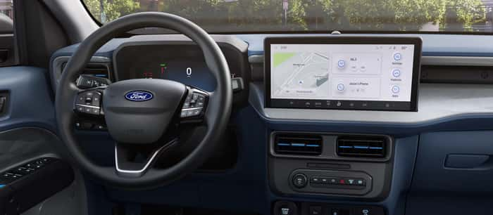 Interior of the Ford Maverick
