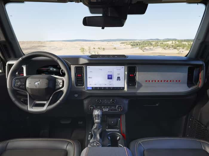 Ford Bronco interior