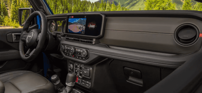 2025 Jeep Gladiator interior dashboard