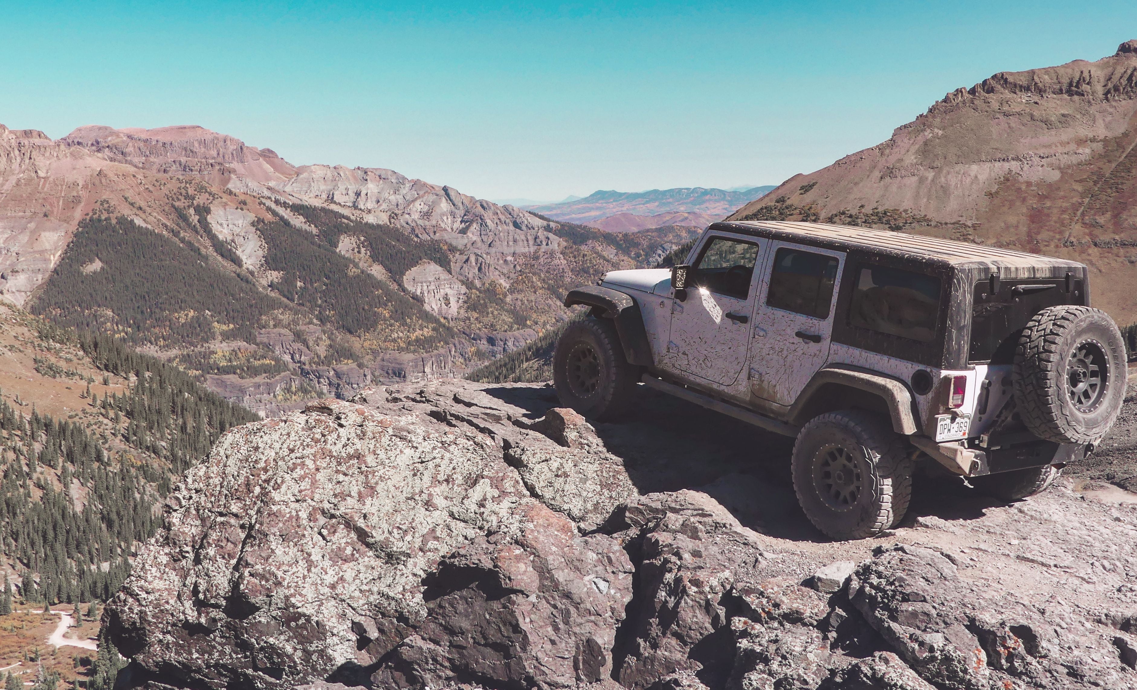 Jeep Wrangler that has seen some miles