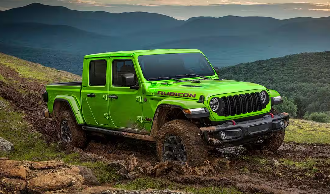Green 2026 Jeep Gladiator Rubicon