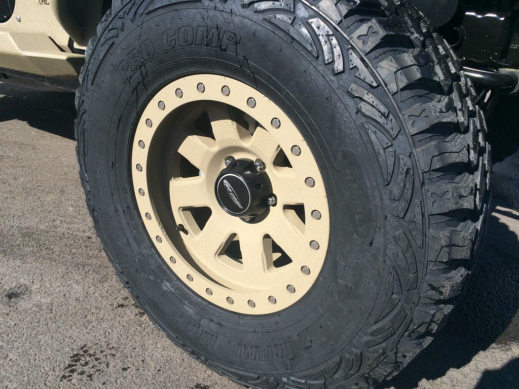 Jeep Wrangler tire sizes