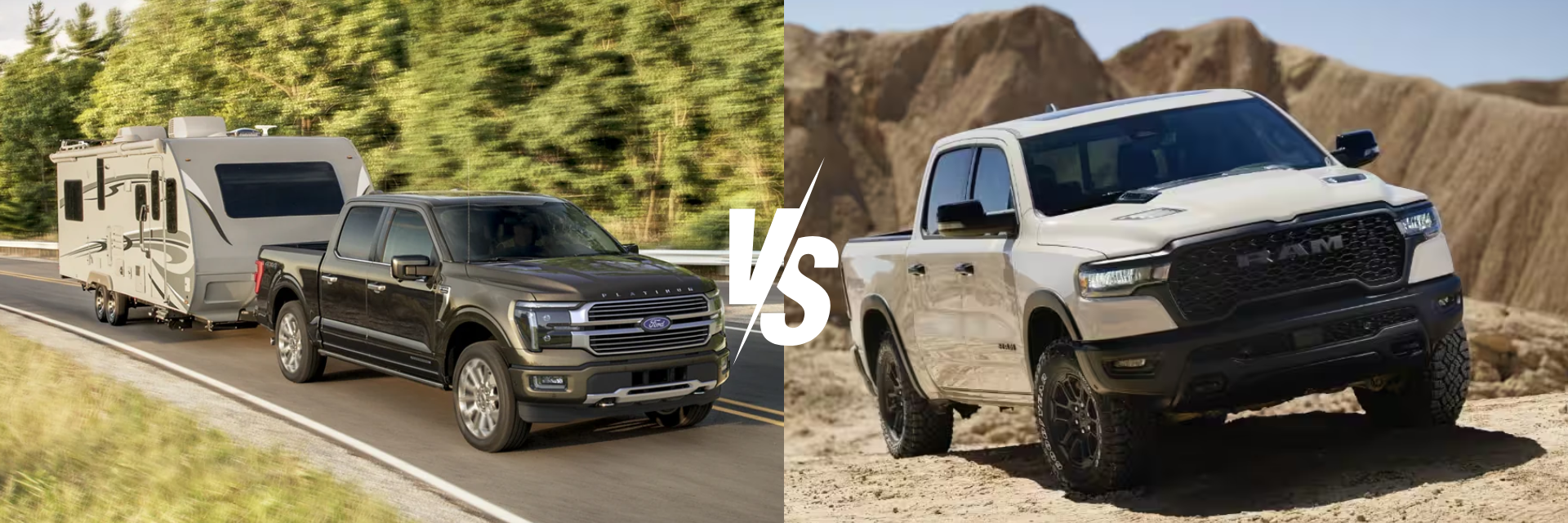 2025 Ford F-150 vs. RAM 1500