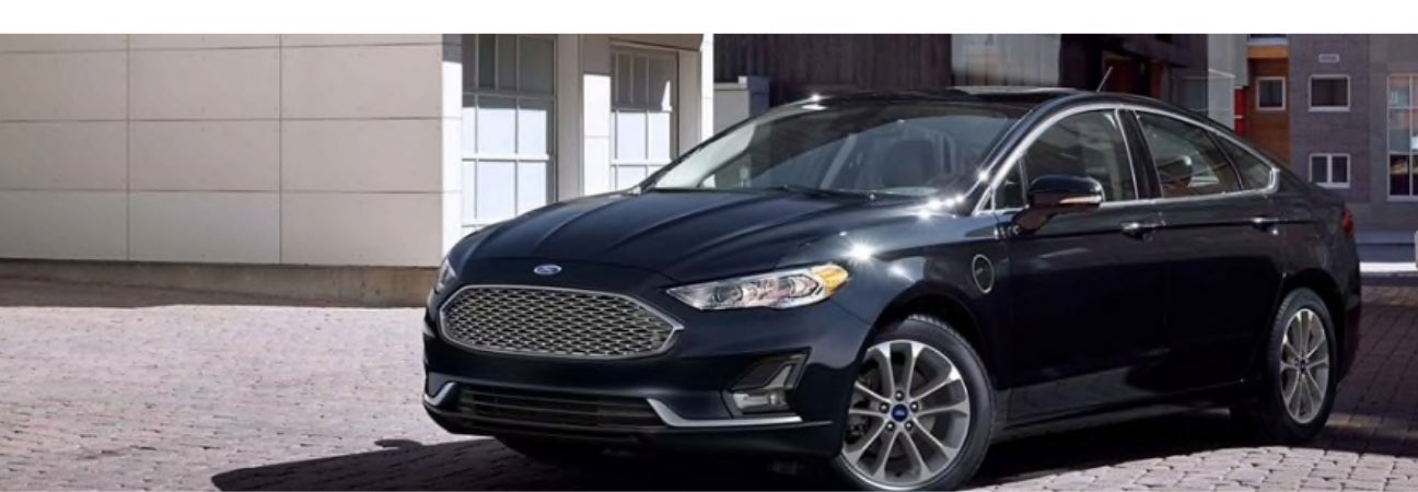 black car ford fusion