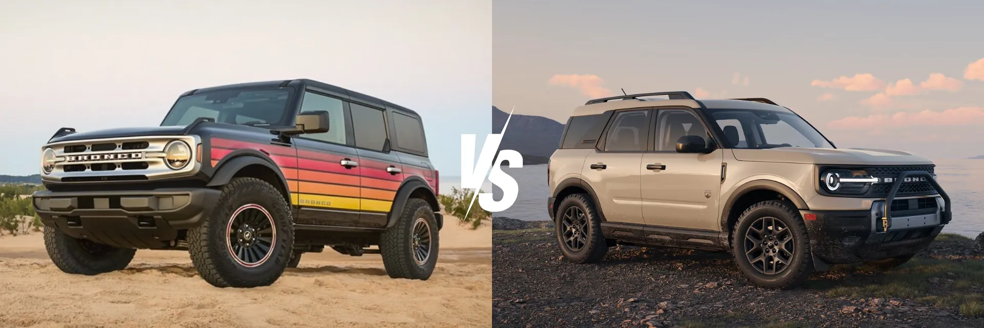 2025 Bronco vs Bronco Sport