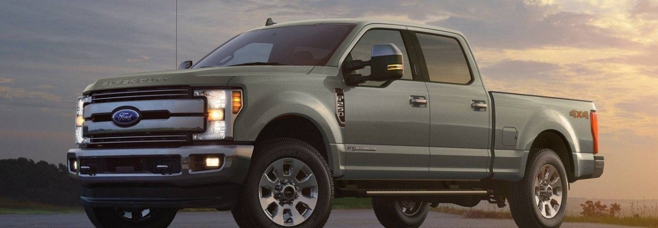 2019 Ford F-250 at beach at sunset