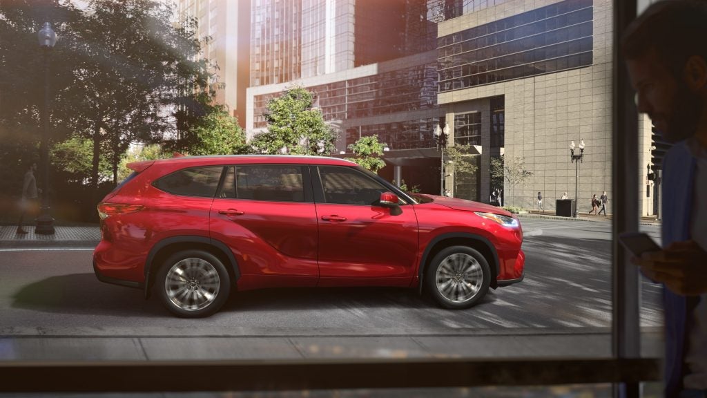 Red 2020 Toyota Highlander