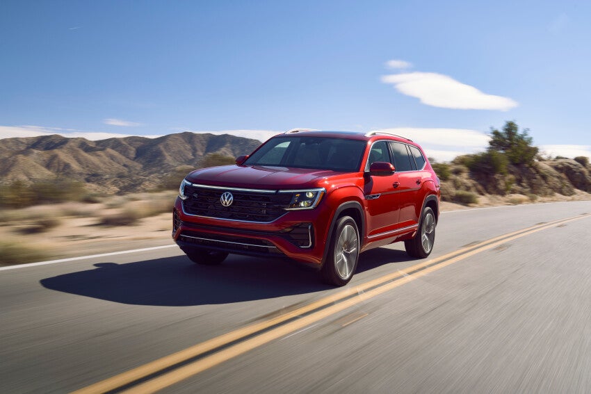 2024 Volkswagen Atlas Driving on a road